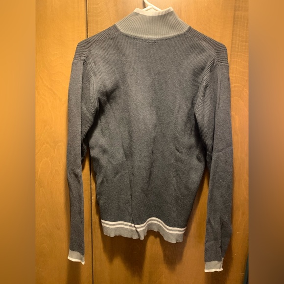 Vintage 2000s GAP preloved half-zip mock sweater in great condition.Medium.Grey - Picture 6 of 6